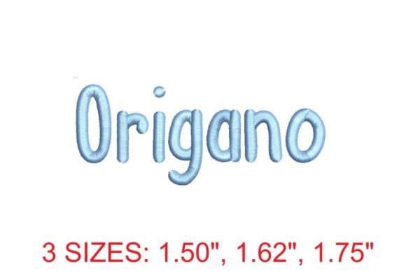 Origano Embroidery Font: A New Standard in Embroidery Design
