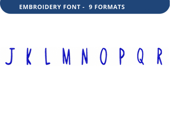 Short Quiz Font J to R: A Versatile Embroidery Font for Creative Projects