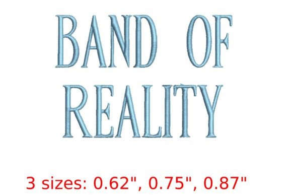 The Rise of Band of Reality Font: How It's Reshaping the World of Embroidery