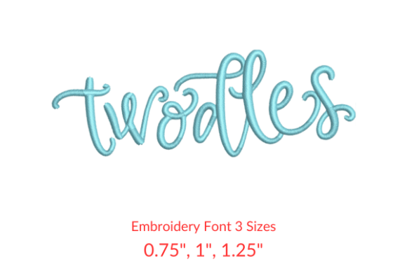 Twodles Font: A Modern Solution for Personalized Embroidery Design