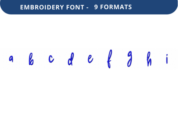 Under Secretary Font Lowercase a to I: A Versatile Tool for Creative Embroidery