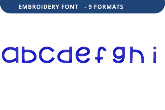 Whimper Willow Font Lowercase a to I: A Versatile Embroidery Font for Creative Projects